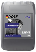 как выглядит масло компрессорное rolf compressor s7 r46 1л розлив из канистры на фото