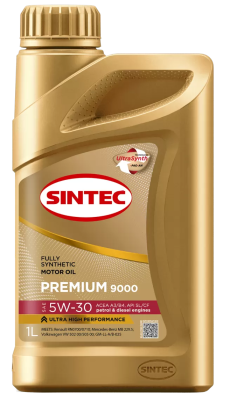 Sintec Premium 9000 5W-30 A3-B4 SL-CF 1л